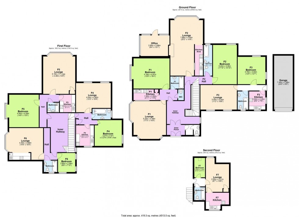 Floorplan for Manor Road, Worthing