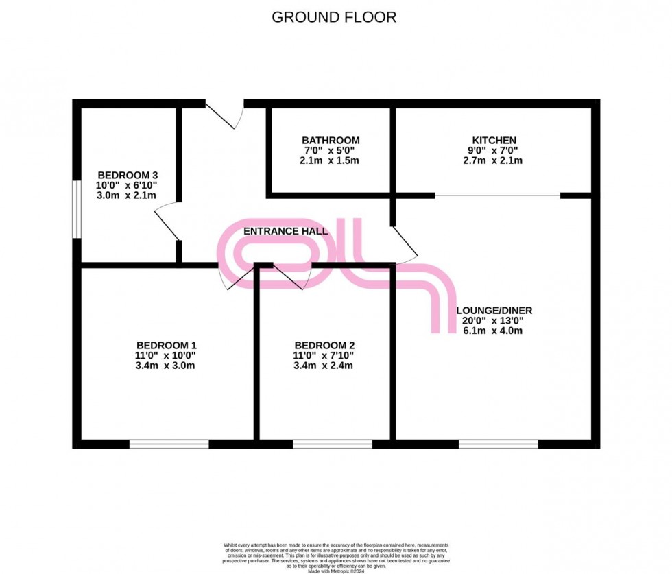 Floorplan for The Old Brewery, 2 Prince Street, Haworth, Keighley