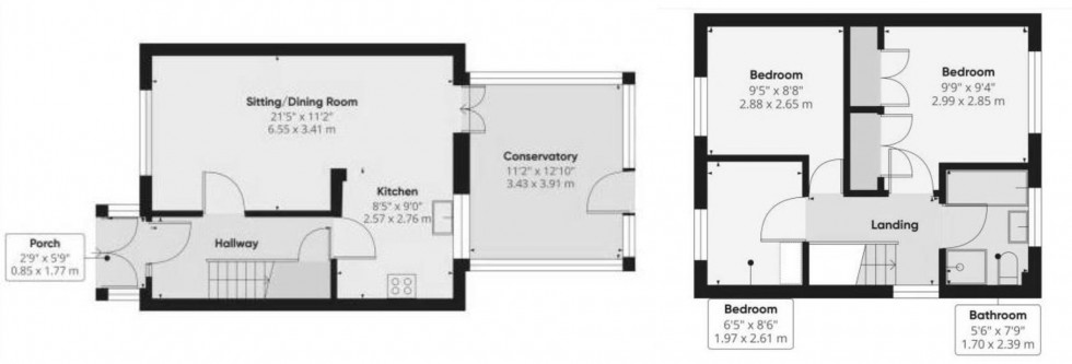 Floorplan for Lapwing Close, Thurston, Bury St. Edmunds, IP31