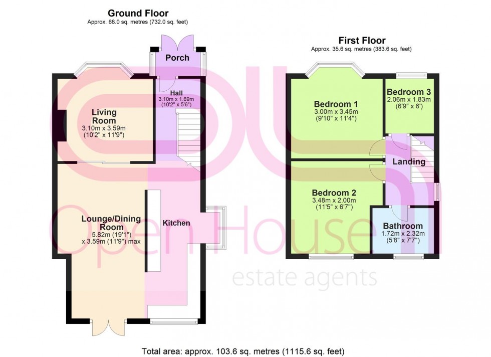 Floorplan for Broxton Avenue, Bolton