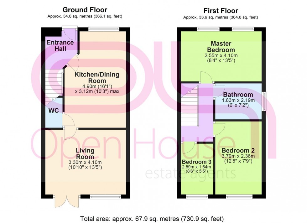 Floorplan for Blindsill Road, Farnworth