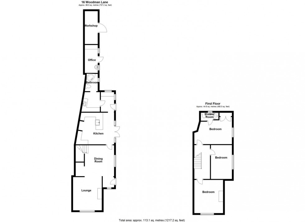 Floorplan for Woodman Lane, Walsall