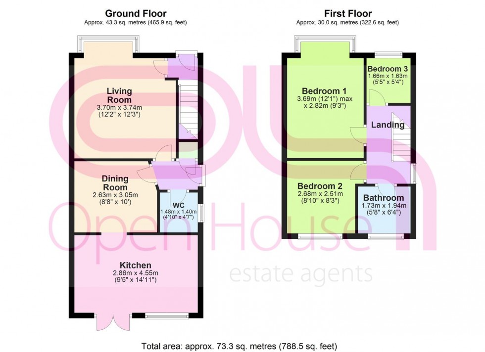 Floorplan for Broxton Avenue, Bolton