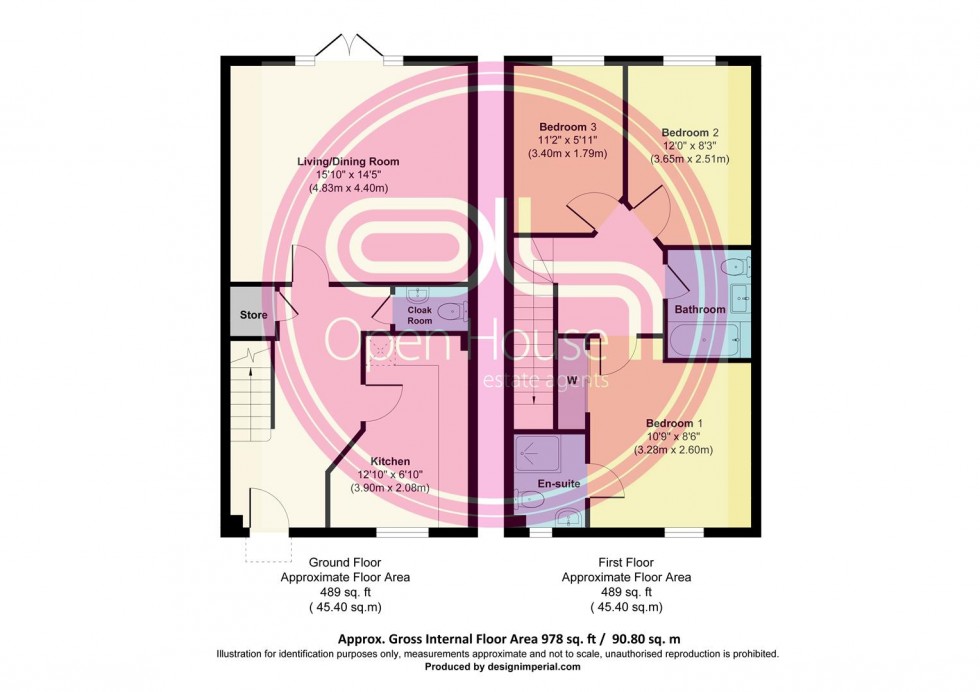 Floorplan for Furnace Lane, Castle Gresley