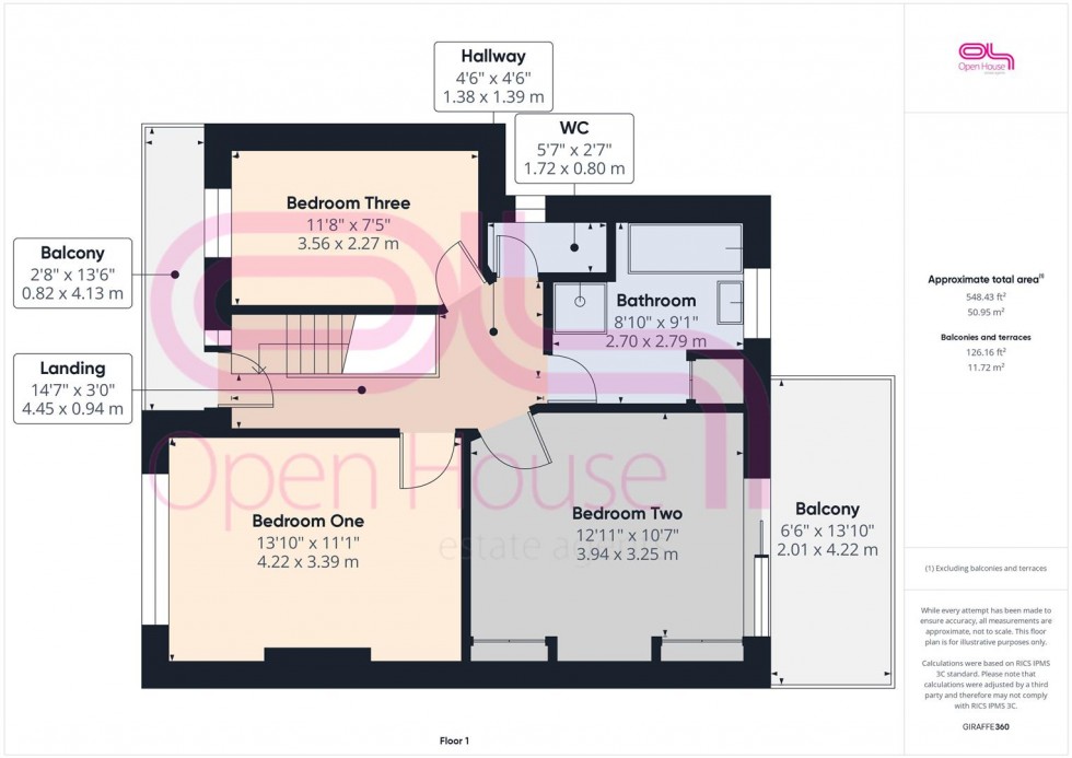 Floorplan for Crowborough Road, Saltdean, Brighton