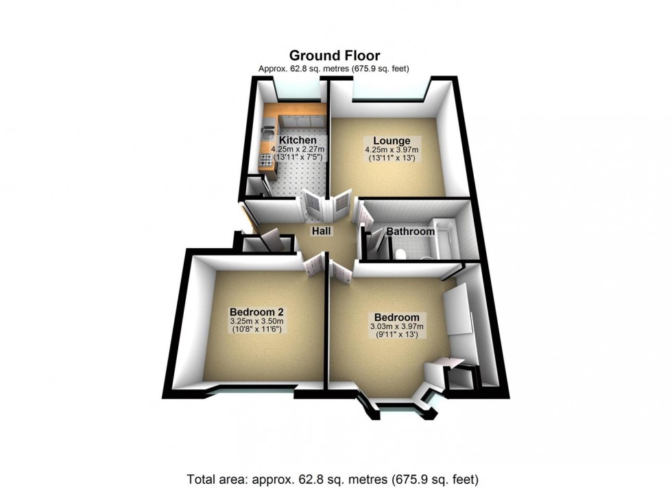 Floorplan for Downview Road, Worthing