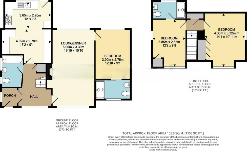 Floorplan for Lustrells Vale, Saltdean, Brighton