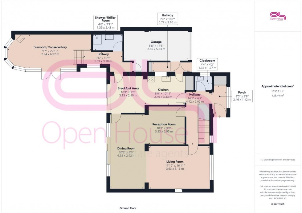 Floorplan for Welesmere Road, Rottingdean, Brighton