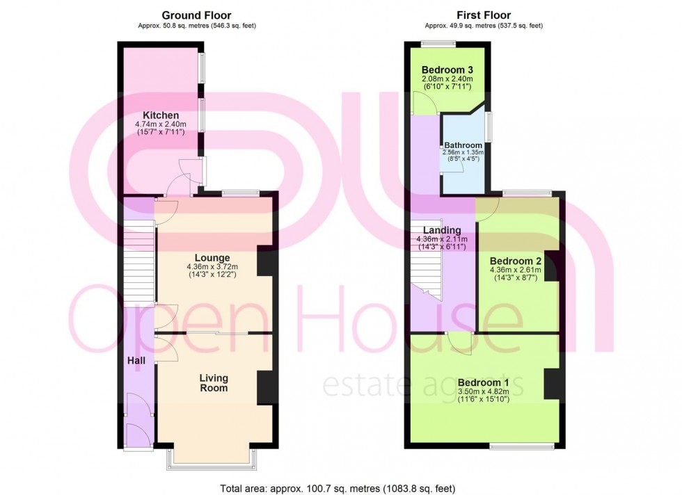 Floorplan for Beverley Road, Bolton