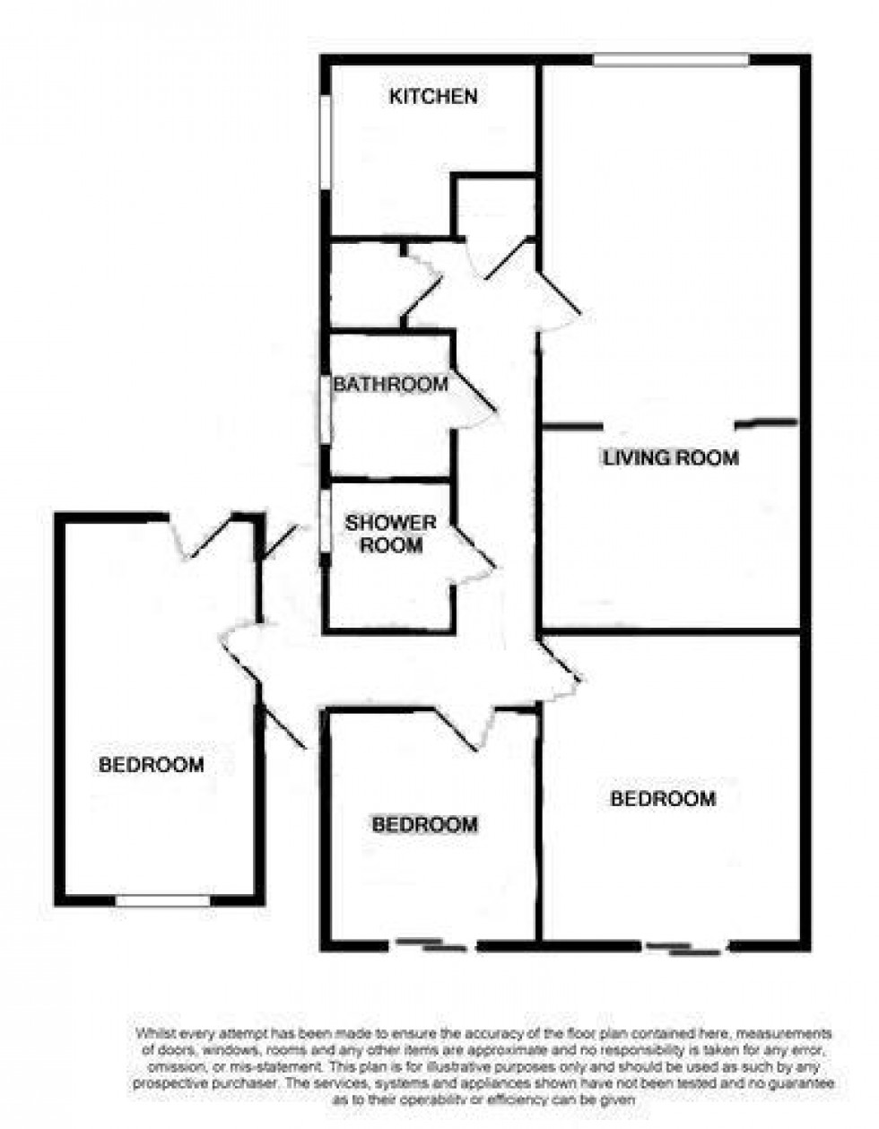 Floorplan for Mill Gardens, Elmswell, Bury St Edmunds