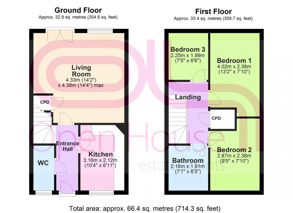 Floorplan for Littlebrooke Close, Bolton