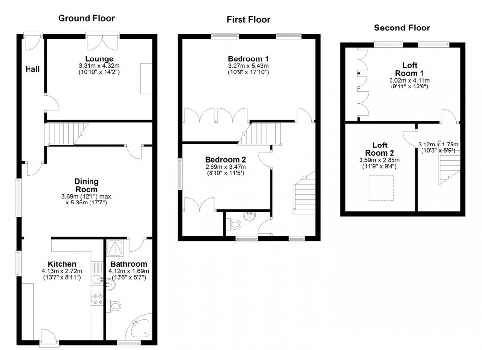 Floorplan for Castle Farm Road, Hanham