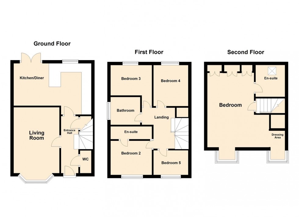 Floorplan for Sergeant Way, Stafford