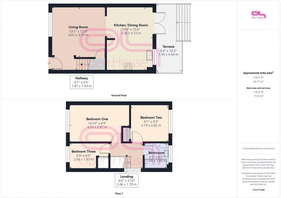 Floorplan for Tollgate, Peacehaven