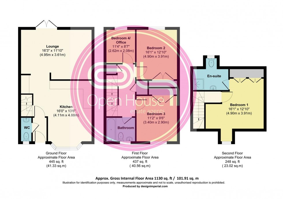 Floorplan for Station Road, Rolleston-On-Dove